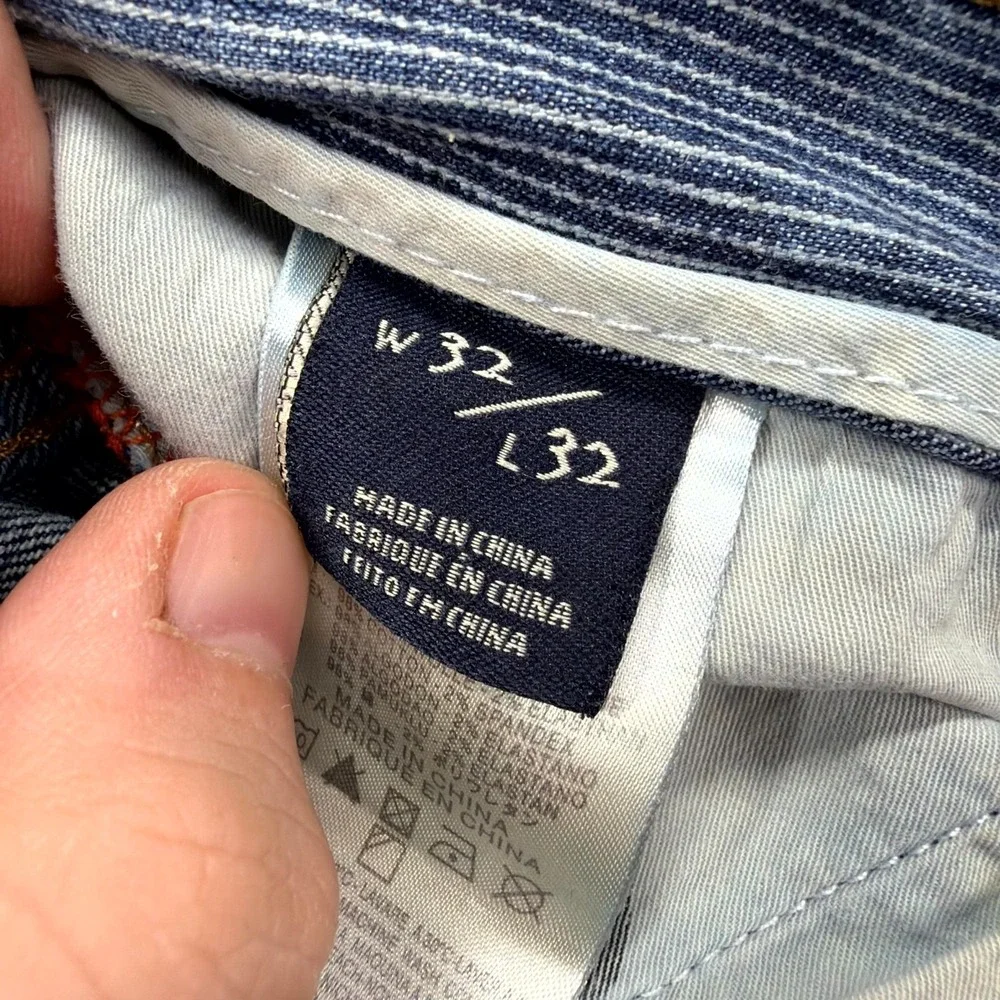 LVD‎ Live Vintage Denim Jeans Mens 32x32 Blue Pants Mid Rise Straight Button Fly